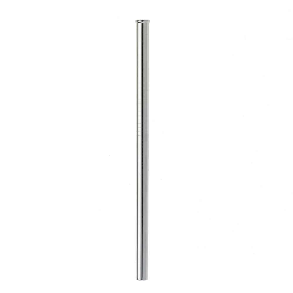 132-M37116 6 1/2" Straight Metal Straw - Stainless Steel, Mirror Finish