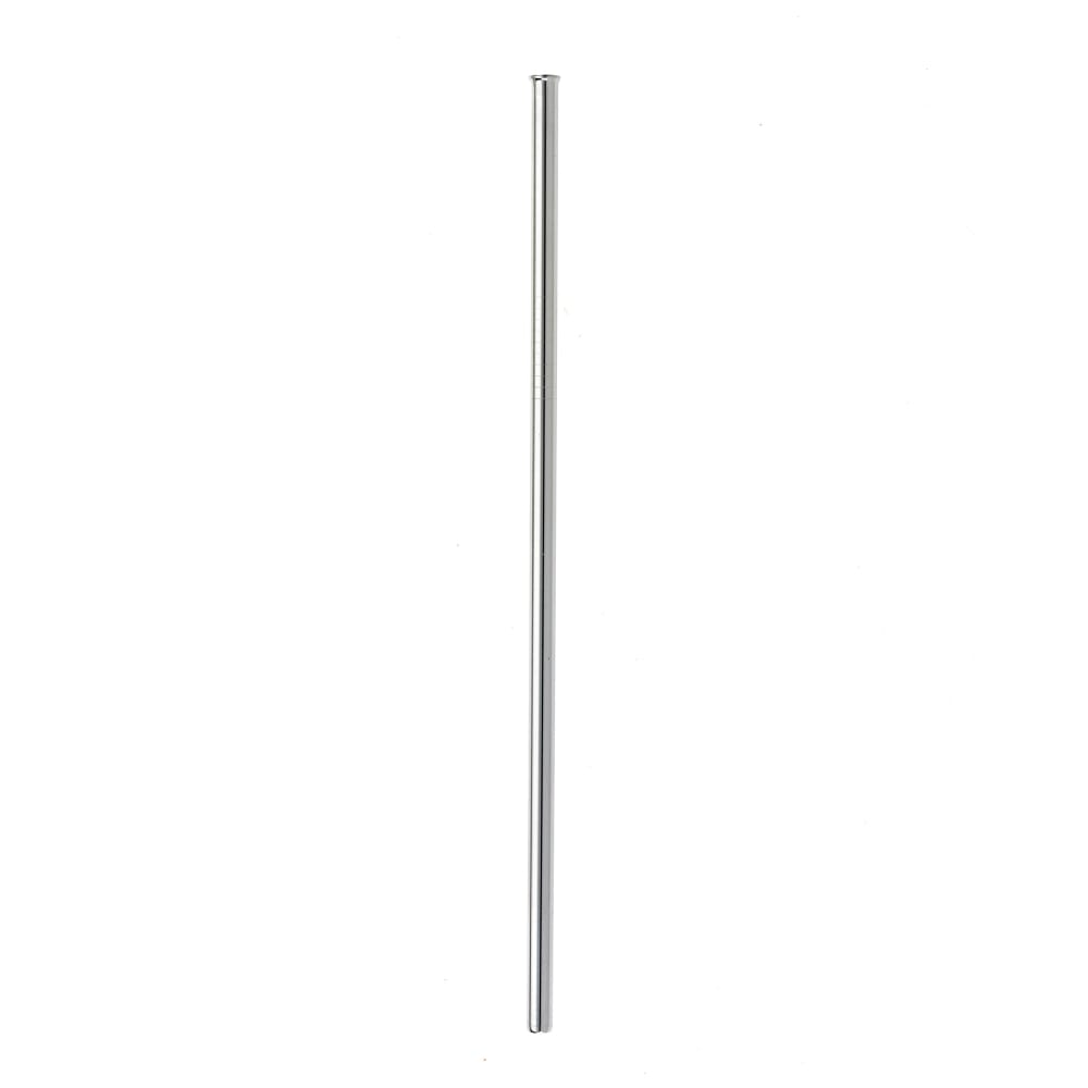 132-M37110 8 1/2" Straight Metal Straw - Stainless Steel, Mirror Finish