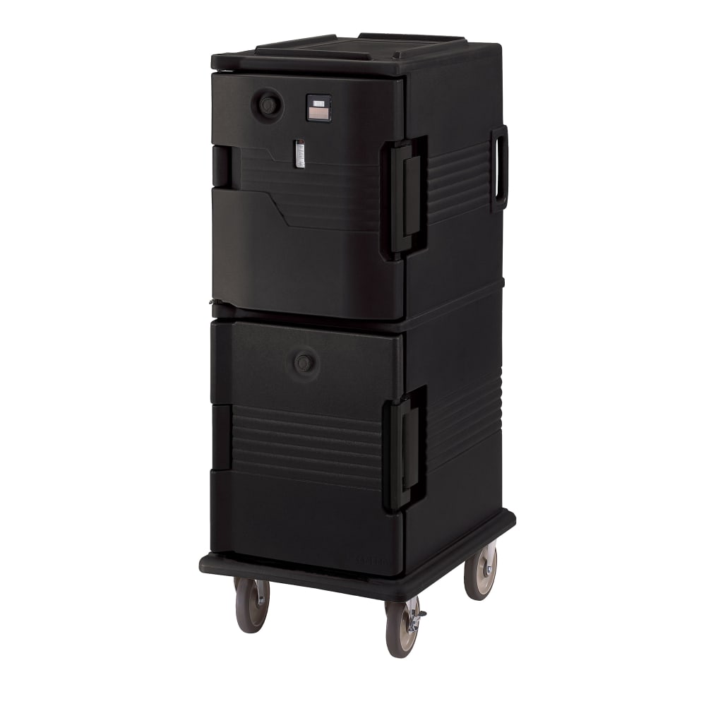 144-UPCHT800110 Ultra Camcart® Insulated Food Carrier w/ (12) Pan Capacity, Black, 110v