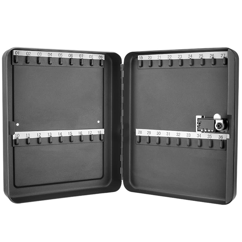 Barska 36 Key Cabinet w/ Combination Lock - Steel, Black (AX11820)