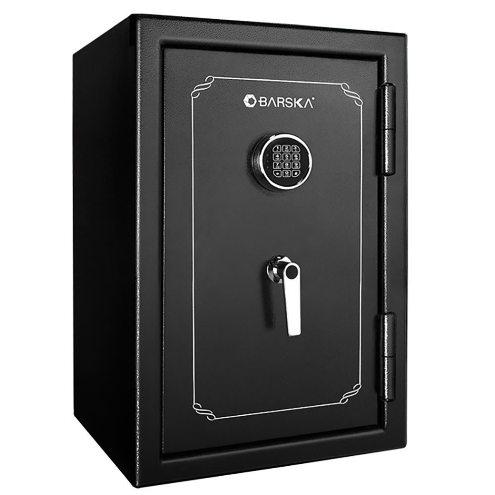 470-AX12674 4.39 cu ft Burglary Fireproof Safe w/ Electronic Lock