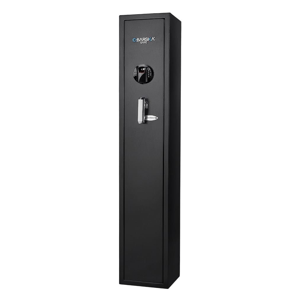 470-AX12760 4 Rifle Capacity Gun Safe w/ Fingerprint & Keypad Lock, 1.83 cu ft