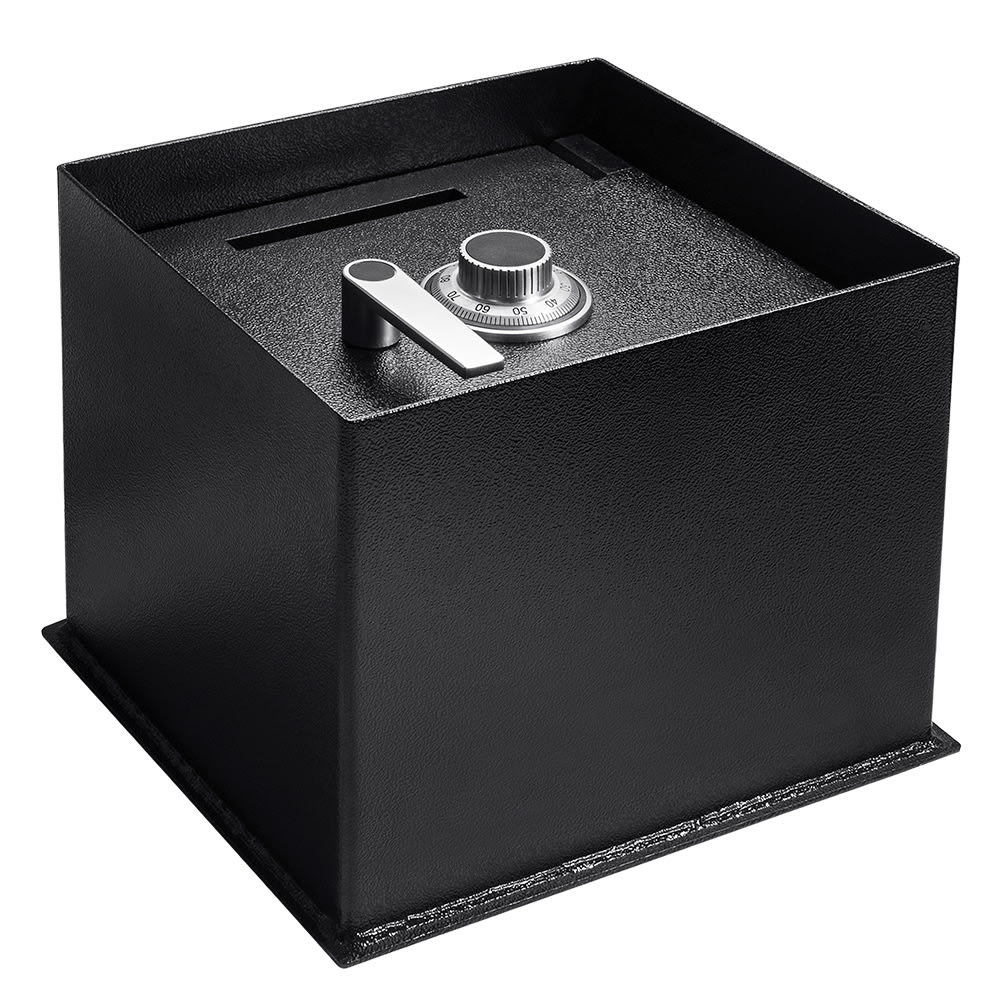 470-AX13200 1.45 cu ft Floor Safe w/ Combination Lock - Steel, Black