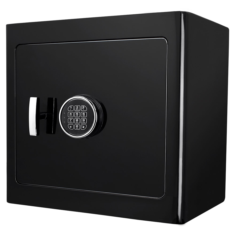470-AX13106 1.01 cu ft Jewelry Safe w/ Keypad Lock - Steel, Black