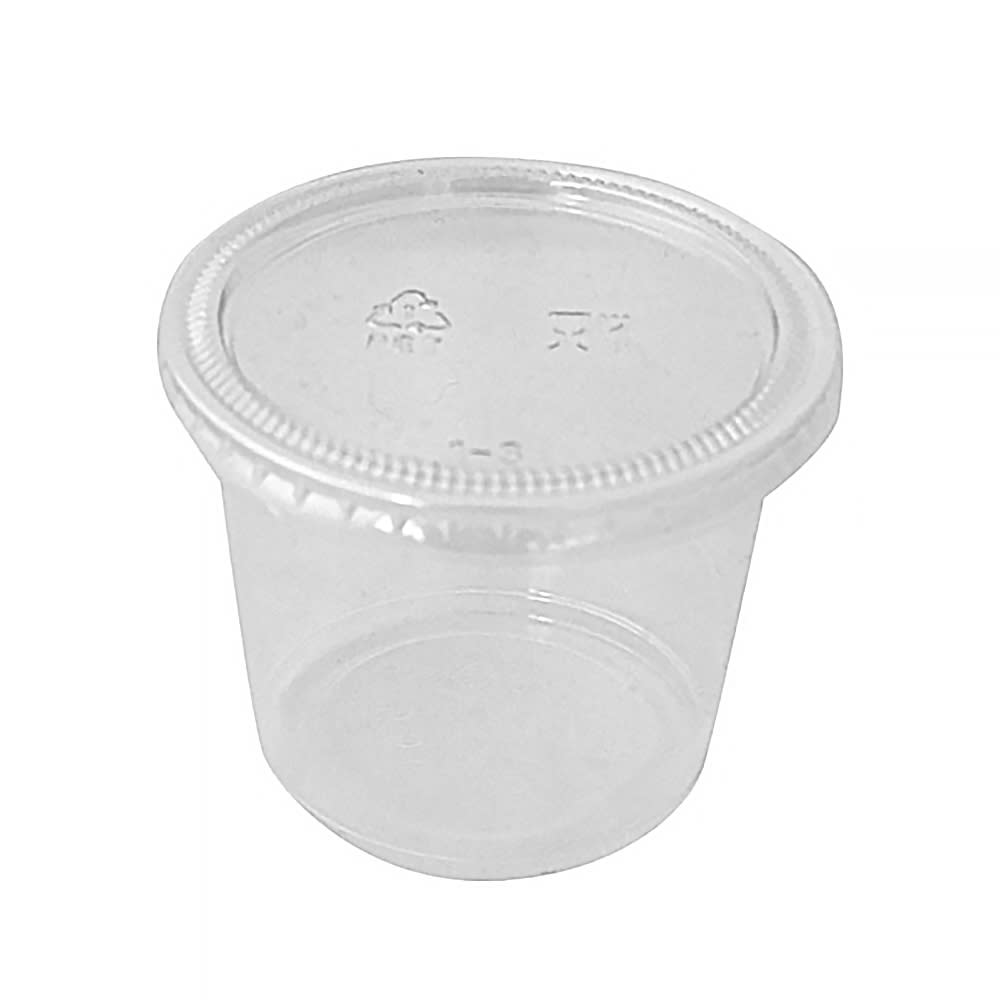129-TGPP55 5 1/2 oz Portion cup w/ Lid - Plastic, Clear