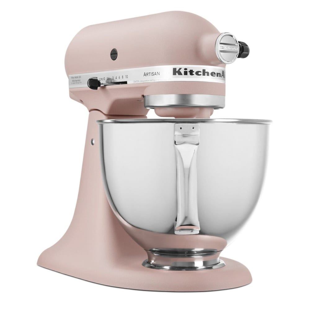 KitchenAid KSM150PSFT Artisan® 5 Quart Tilt-Head Stand Mixer, Feather Pink