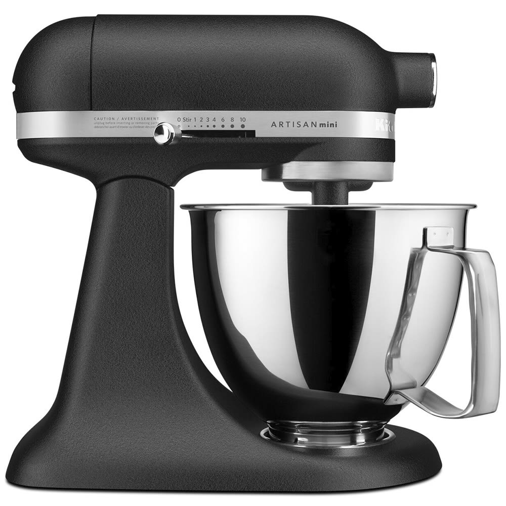 449-KSM3316XBK Artisan® Mini 3.5 Quart Tilt-Head Stand Mixer, Cast Iron Black