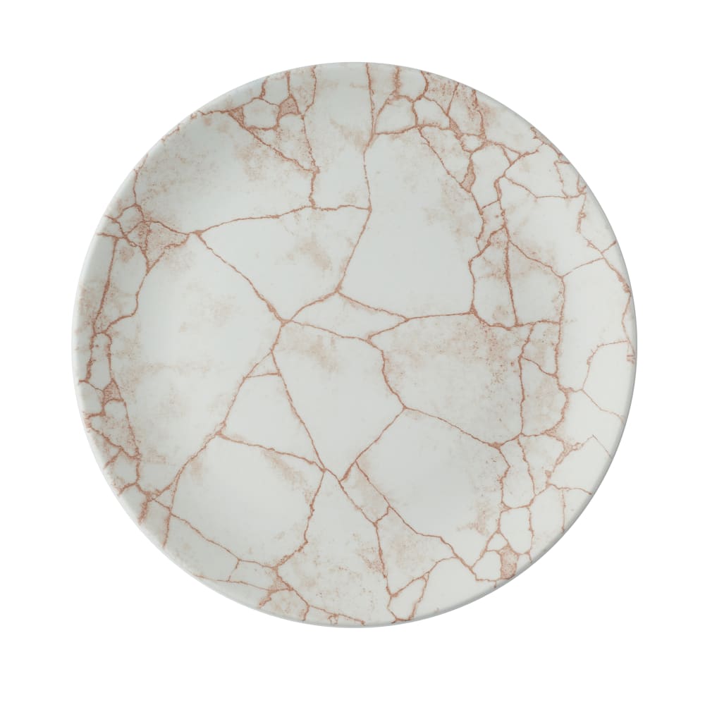 893-KTAMEV101 10 1/4" Round Studio Prints® Coupe Plate - Ceramic, Kinstugi Coral
