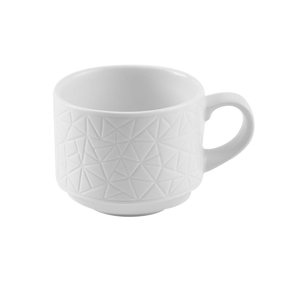 893-APRDUSC71 7 oz Alchemy® Tea Cup - China, White