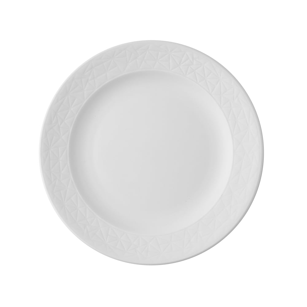 893-APRDUP81 8" Round Alchemy® Plate - China, White 
