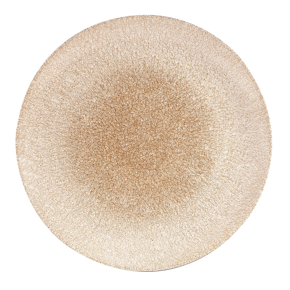 893-RKGOEV101 10 1/4" Round Studio Prints® Coupe Plate - Ceramic, Garnet Orange