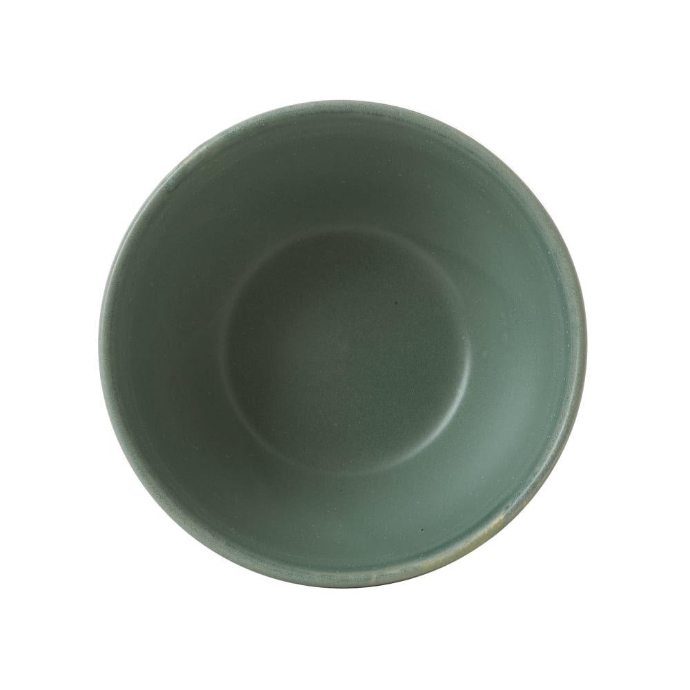 893-RBGNBS141 14 1/2 oz Round Footed Snack Bowl - Ceramic, Andorra Green