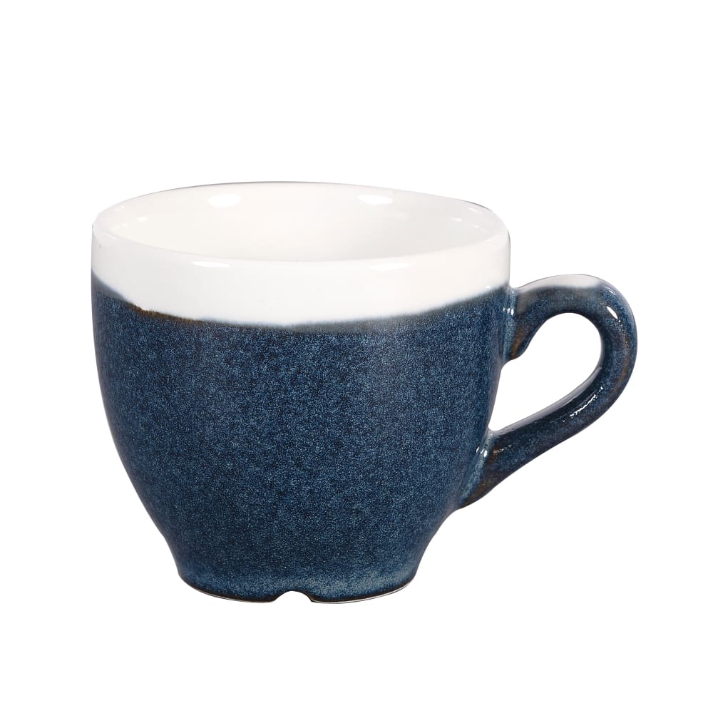 893-MOBLCEB91 3 1/2 oz Monochrome Espresso Cup - Ceramic, Sapphire Blue