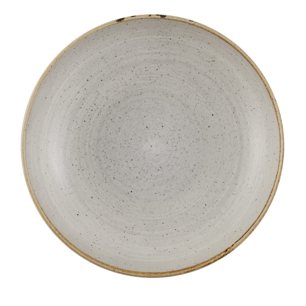 893-SRGYEVB91 9 3/4" Round Stonecast® Coupe Bowl - Ceramic, Raw Blue