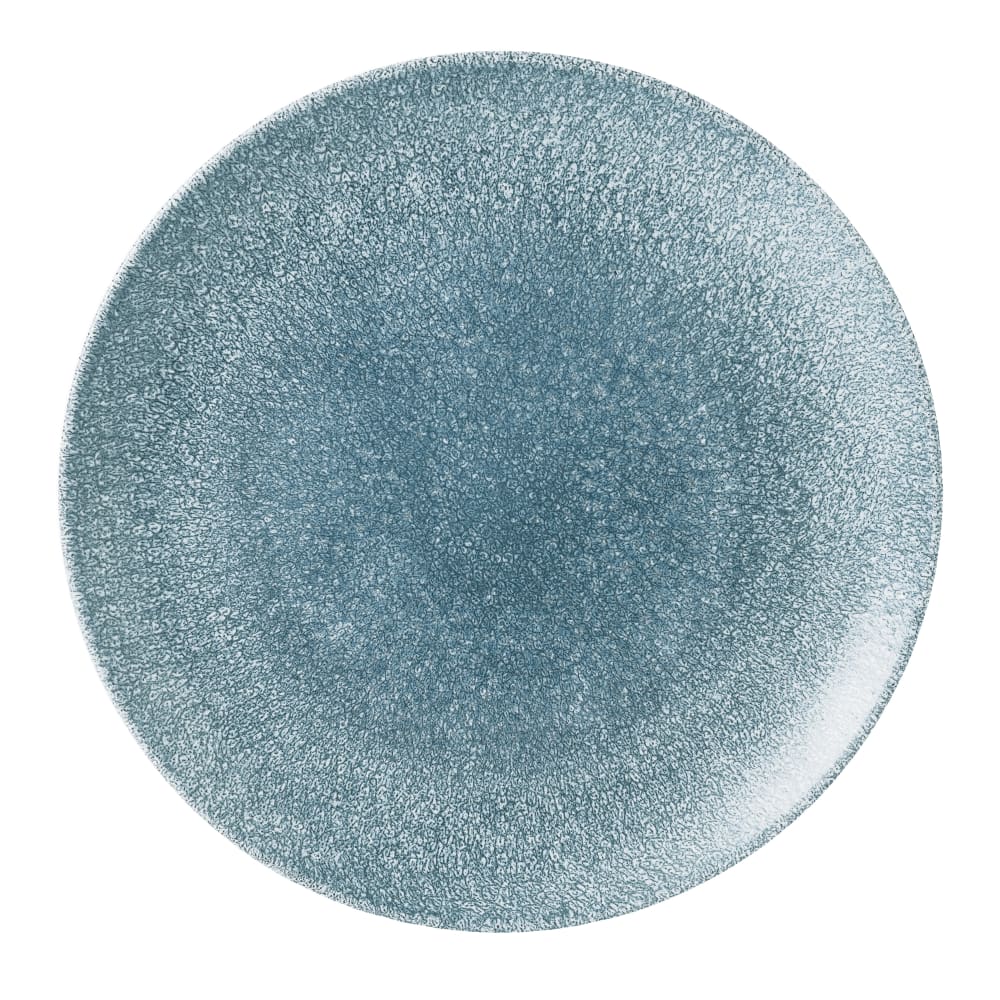 893-RKTBEVP81 8 2/3" Round Studio Prints® Plate - Ceramic, Topaz Blue