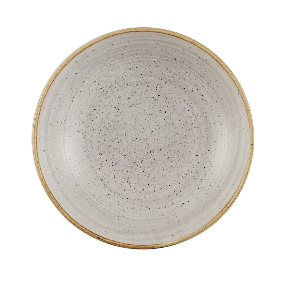 893-SRGYEVB71 15 oz Round Stonecast® Coupe Bowl - Ceramic, Raw Gray