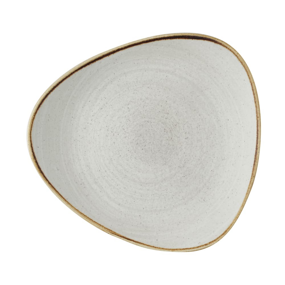 893-SRGYTR91 9" Round Stonecast® Plate - Ceramic, Raw Gray