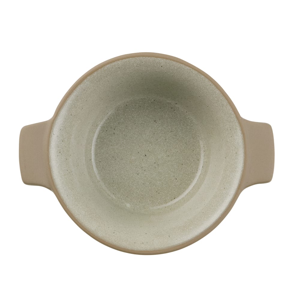 893-ZCATIGSP1 14 oz Round Art de Cuisine® Pie Dish w/ Handle - Ceramic, Terracota
