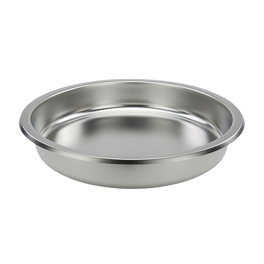 Winco 602-FP 6 qt Round Food Pan for 103A, 103B, 308A & 602 Chafers, Stainless