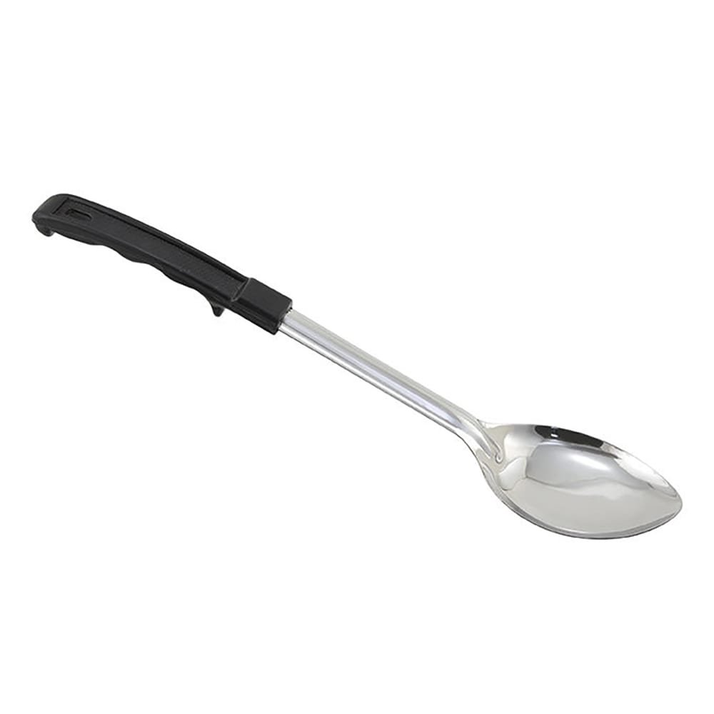 080-BHON13 13" Solid Basting Spoon w/ Stop Hook, Stainless