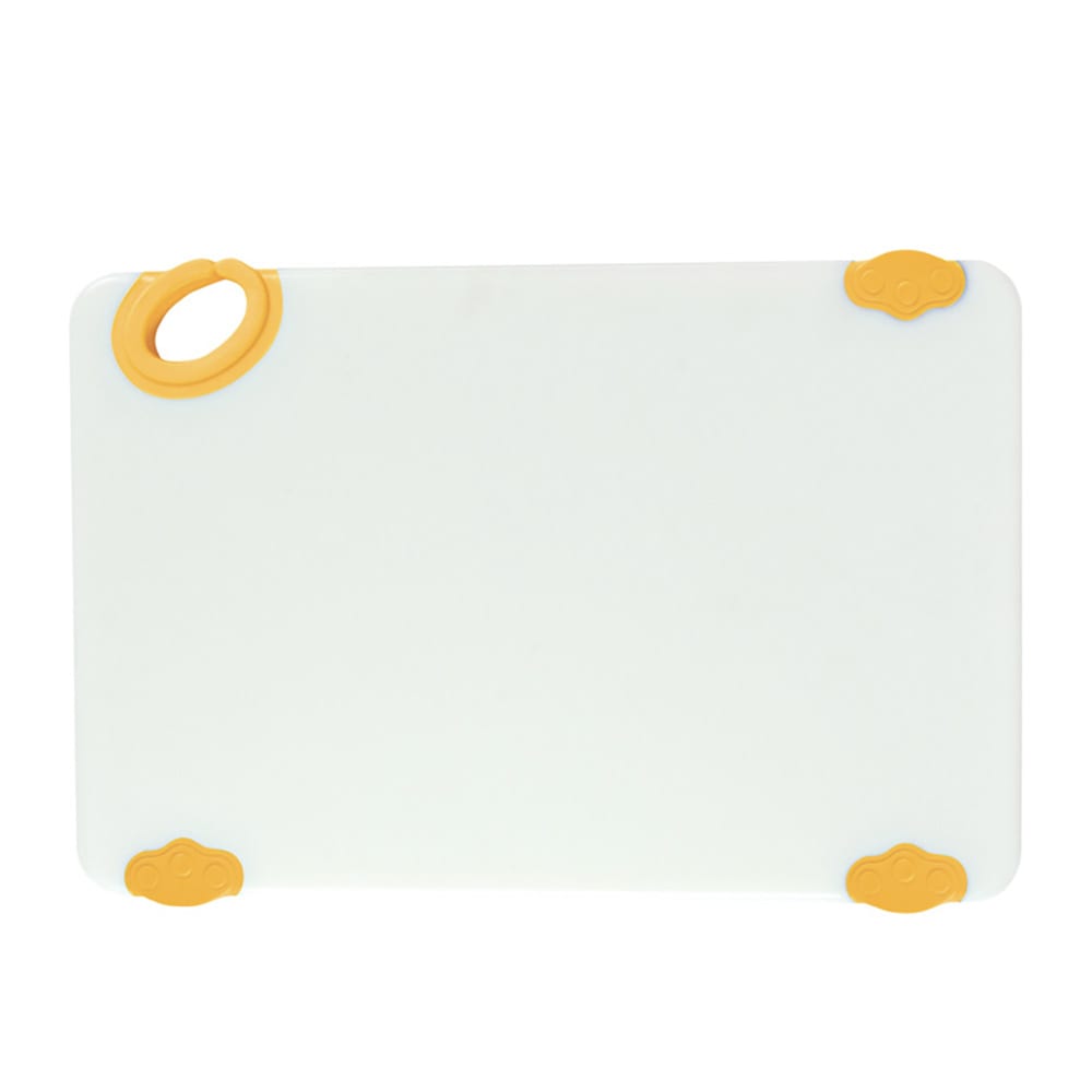 080-CBN1218YL Plastic Cutting Board - 12" x 18", Yellow