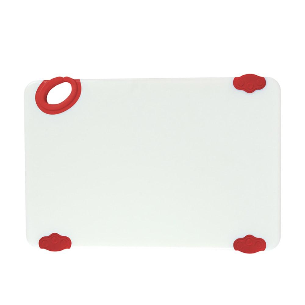 080-CBN1218RD Plastic Cutting Board - 12" x 18", Red