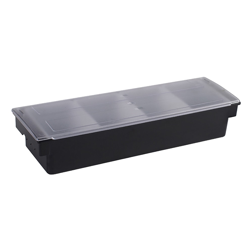 Winco CCH-4 Plastic Bar Condiment Holder w/ (4) Compartments, Black