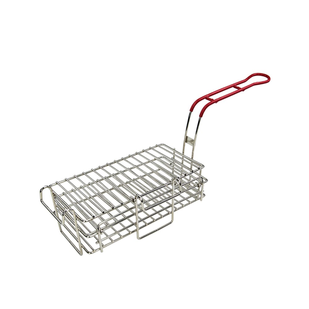 080-FB03 Fryer Basket w/ Coated Handle & Front Hook, 11" x 6" x 3 7/8"