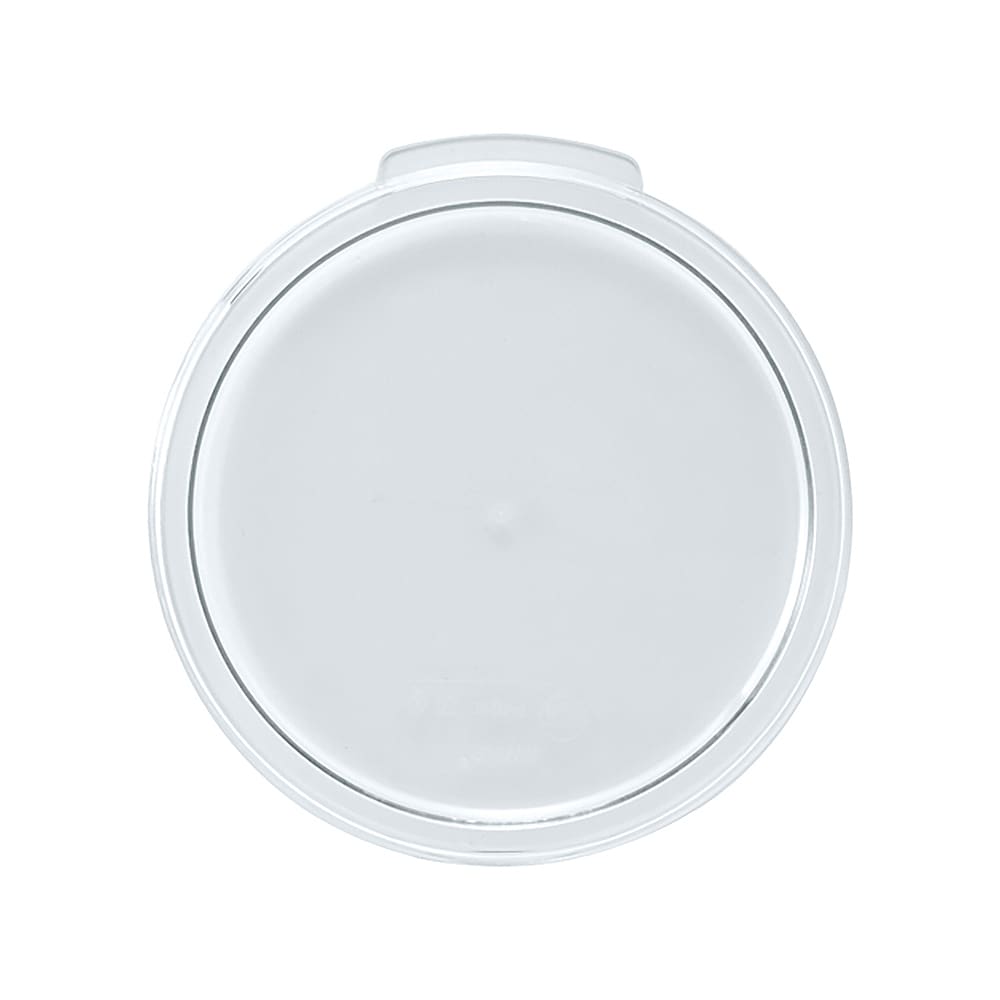 080-PCRC24C Round Cover for 2 & 4 qt Storage Containers - Polycarbonate, Clear