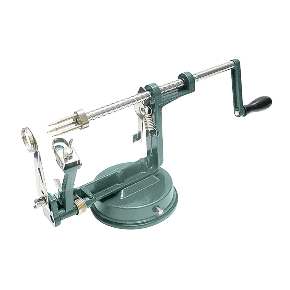 080-AP12 Manual Countertop Apple Peeler - 10"L x 6"W x 1 1/4"H, Stainless Steel