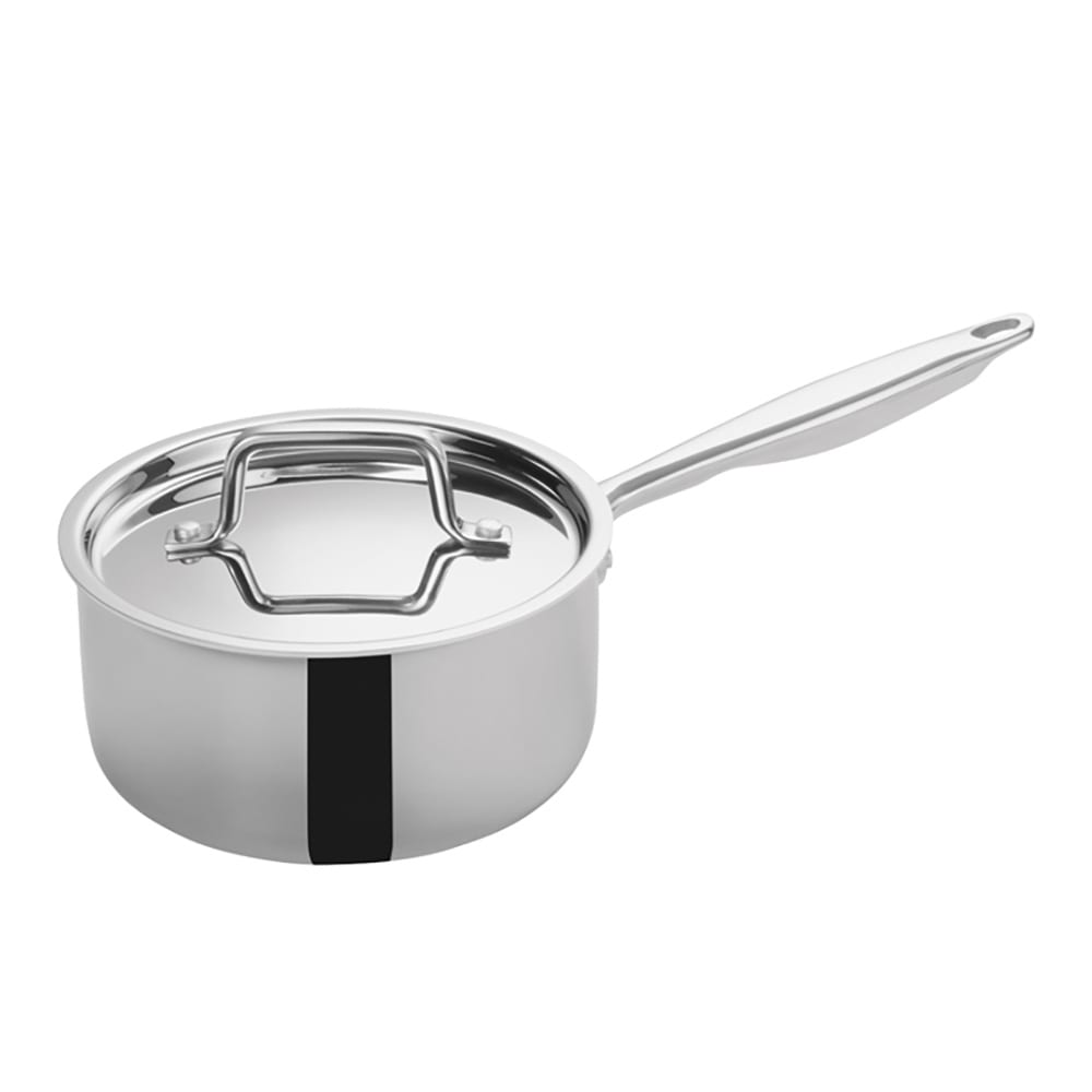 080-TGAP3 2 1/2 qt Tri-Gen™  Stainless Steel Saucepan w/ Hollow Metal Handle - Induction Ready