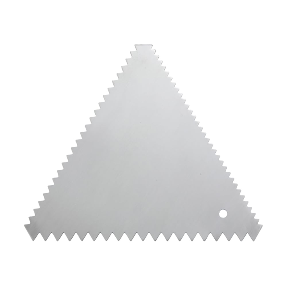 080-SDC6 Cake Decorating Comb, Stainless Steel