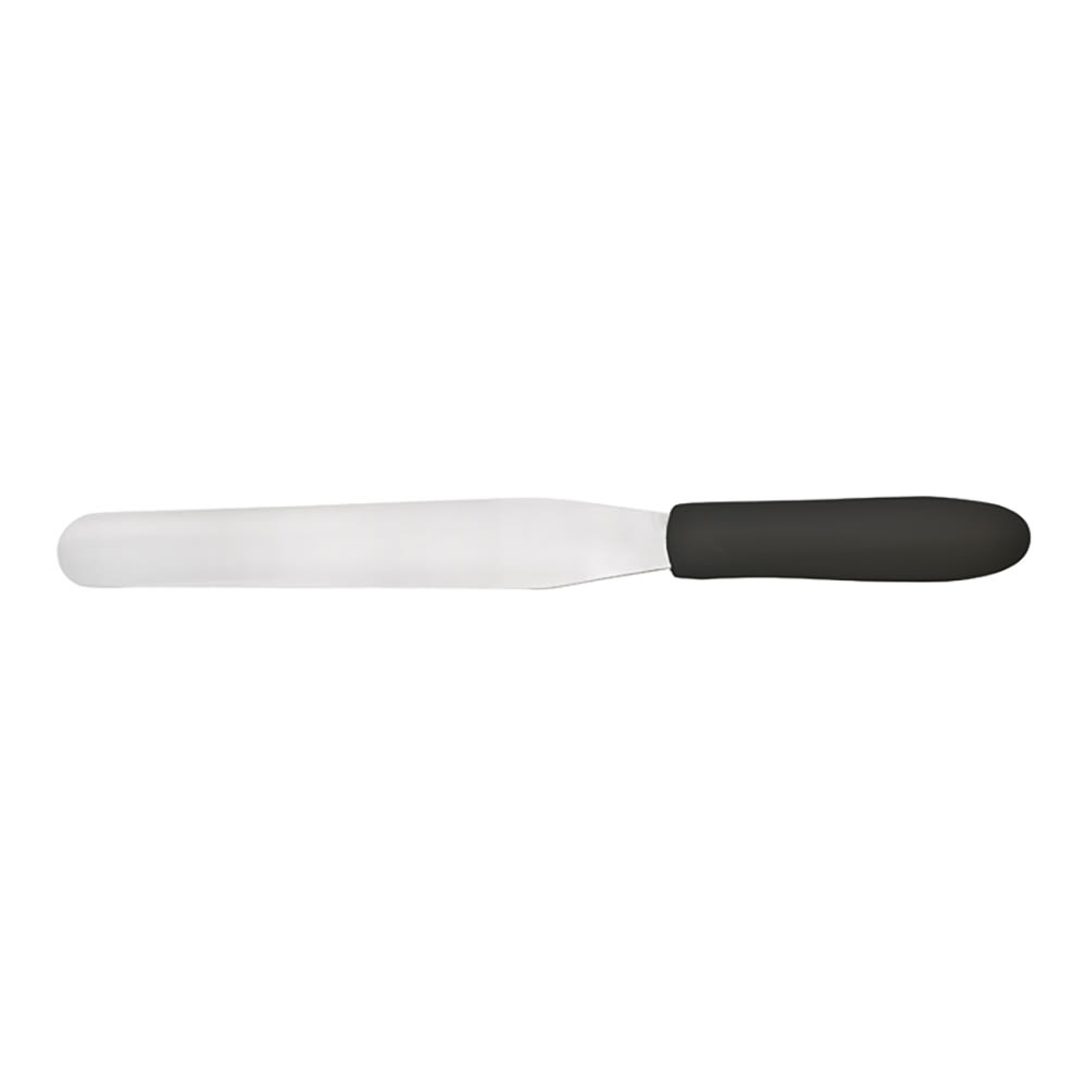 080-TKPS7 7 15/16" Decorating & Icing Spatula w/ Black Plastic Handle, Stainless Steel B...