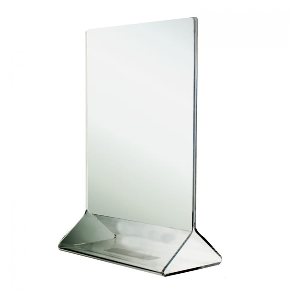 438-PLMH002 Tabletop Menu Card Holder - 4" x 6", Acrylic