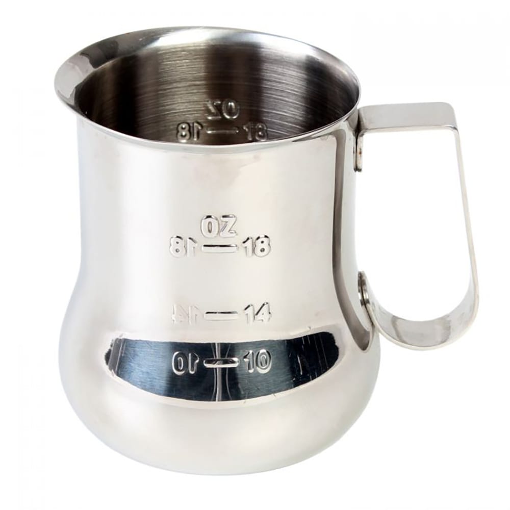 438-SLMP0024 24 oz Expresso Milk Pitcher - Stainless Steel