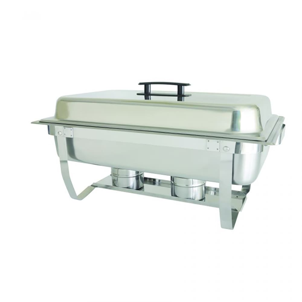 Chaffer Riser Thunder Group SLRCF001F Full Size Chafer w/ Lift Off Lid & Chafing Fuel ...