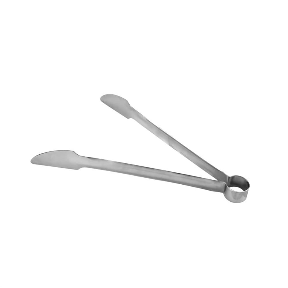 438-SLTG309 9"L Stainless Hamburger Tongs