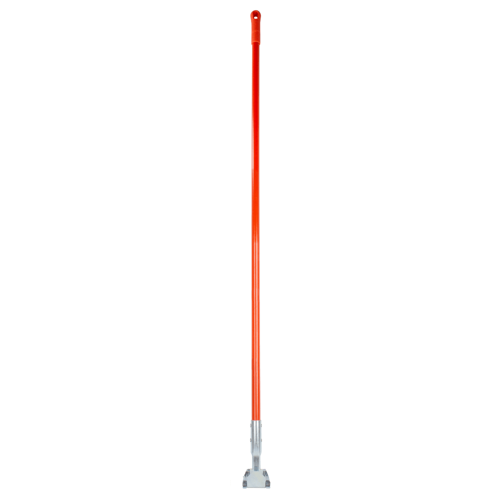 028-362113EC24 60" Mop Handle w/ Connector, Fiberglass, Orange