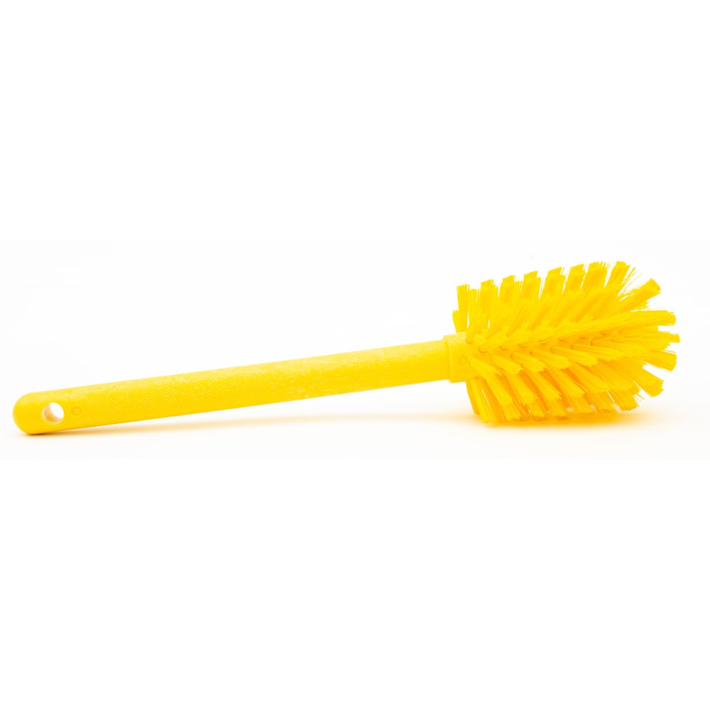 028-40000EC04 12" Pint Bottle Brush - Poly/Plastic, Yellow