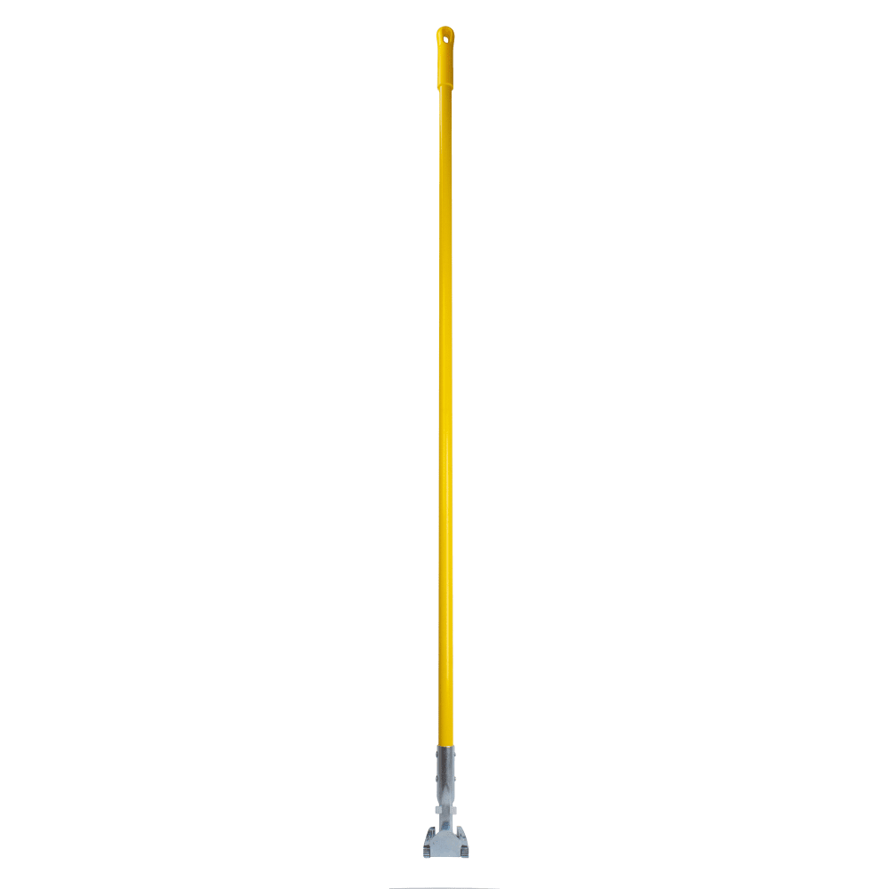 028-362113EC04 60" Mop Handle w/ Connector, Fiberglass, Yellow