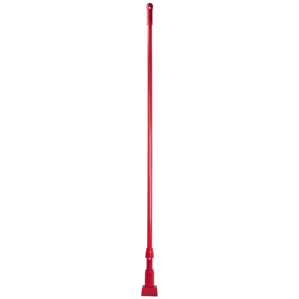 028-369475EC05 60" Mop Handle - Jaw Style, Fiberglass, Red