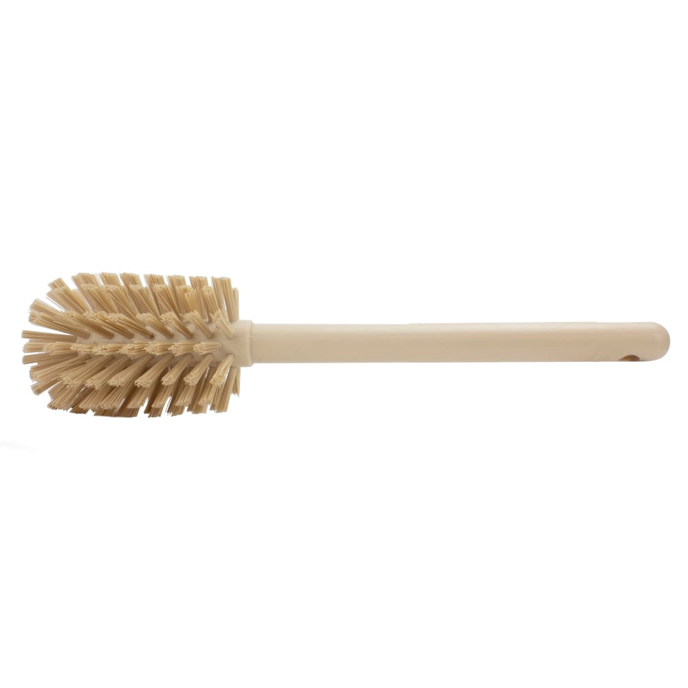 028-40000EC25 12" Pint Bottle Brush - Poly/Plastic, Tan