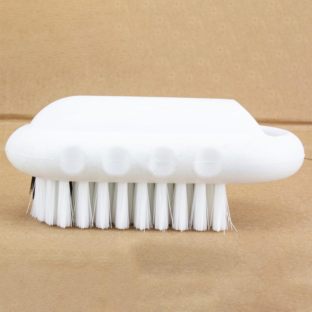 028-40020EC02 2 1/2" Hand & Nail Brush - Polyester, White