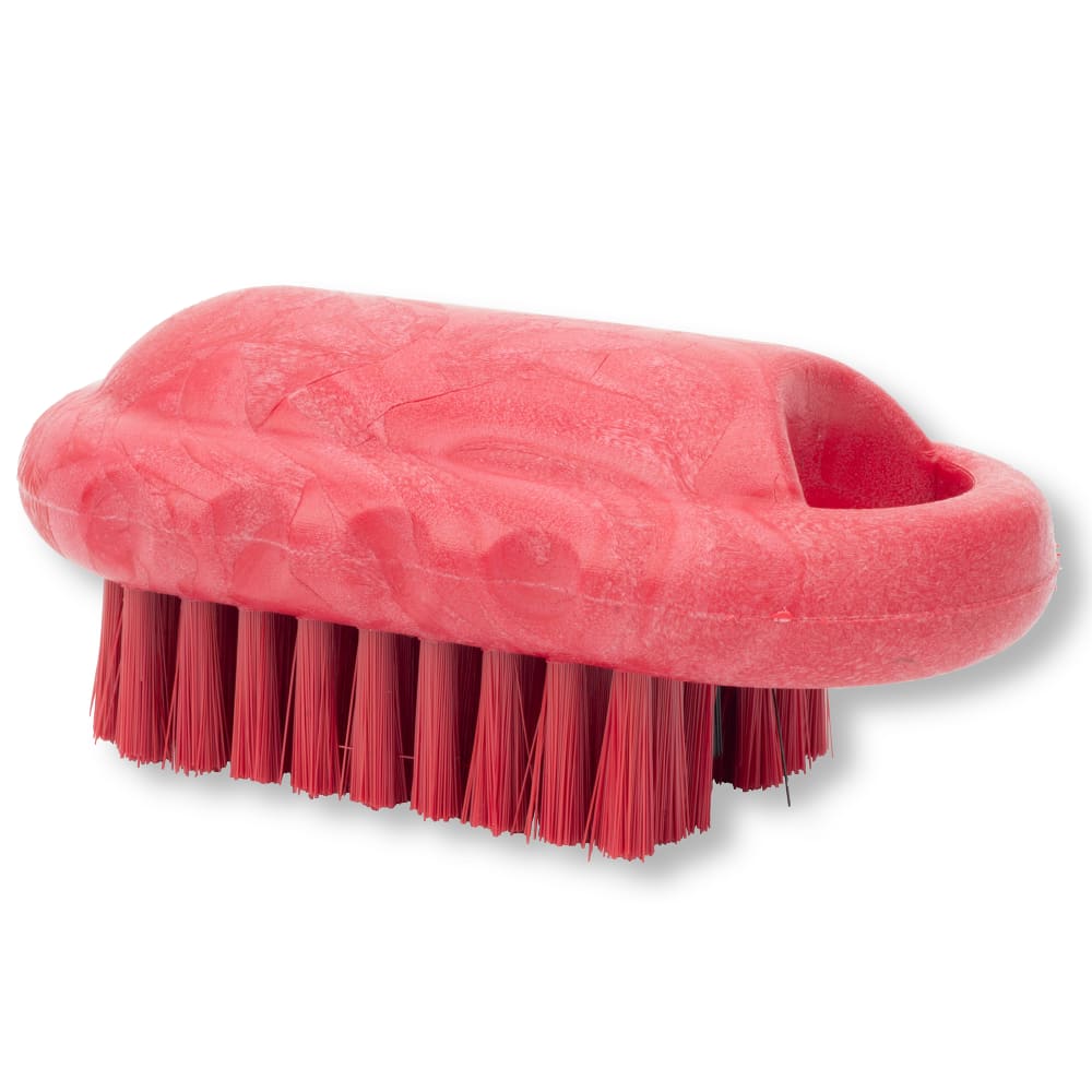 028-40020EC05 2 1/2" Hand & Nail Brush - Polyester, Red 