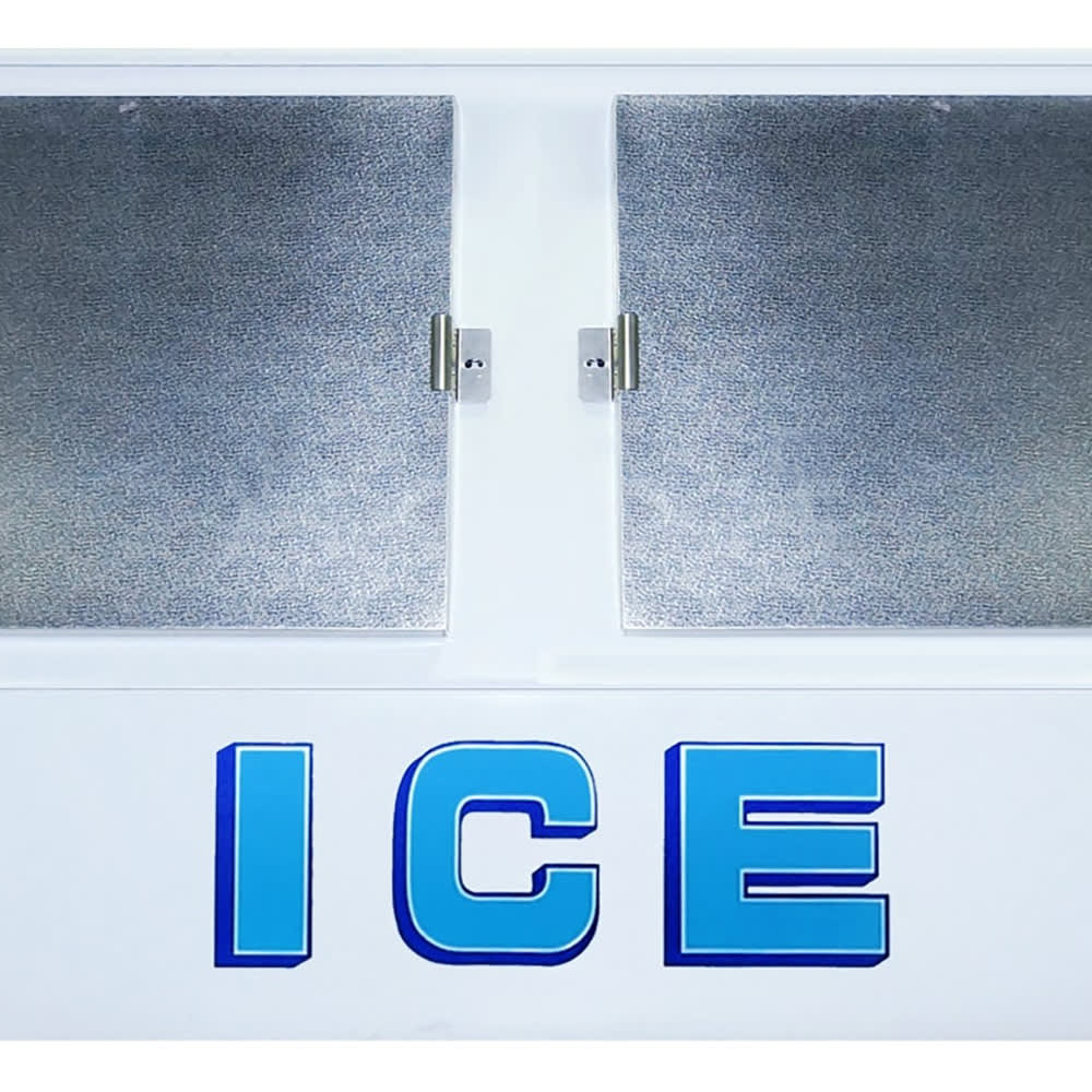 Polar Temp VT400AD 70 1/4" Outdoor Slanted Ice Merchandiser w/ (43) 20 lb Bag Capacity - Solid Door, 115v
