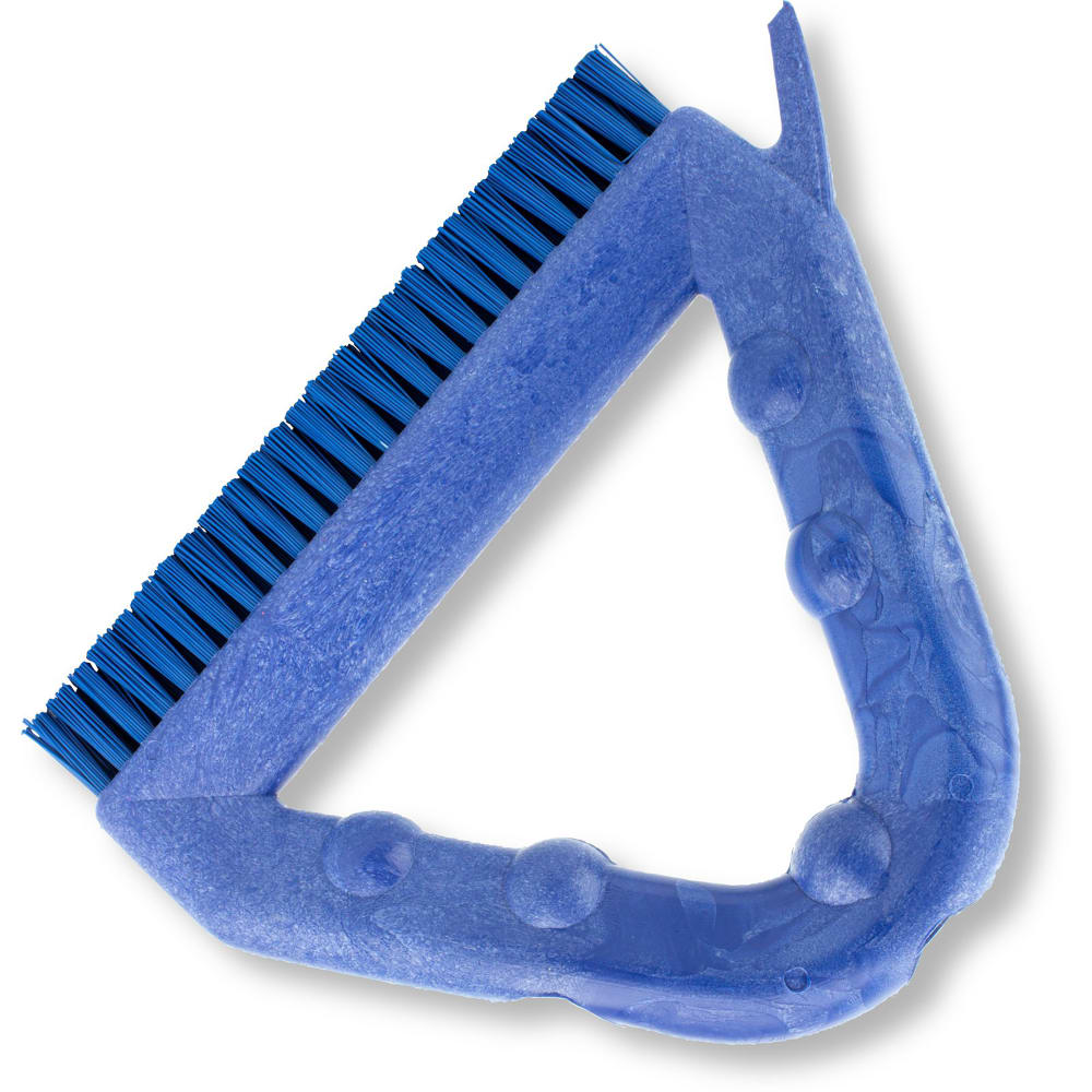 028-41323EC14 9" Triangular Tile & Grout Brush - Poly/Plastic, Blue