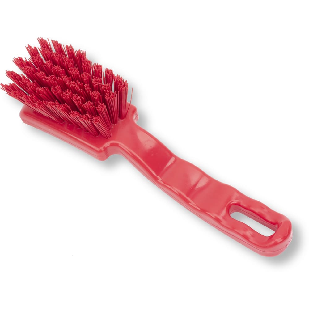 028-41395EC05 7" Detail Brush - Polyester Bristles, Red