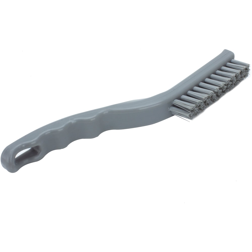 028-42022EC23 9" Detail Brush - Polyester Bristles, Gray