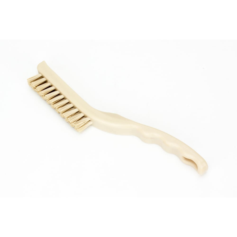 028-42022EC25 9" Detail Brush - Polyester Bristles, Tan