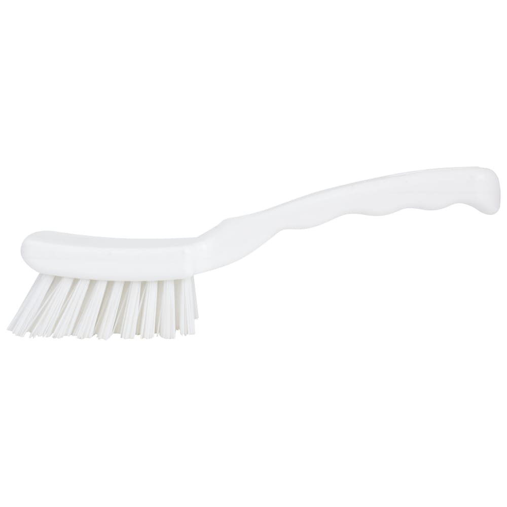 028-41395EC02 7" Detail Brush - Polyester Bristles, White